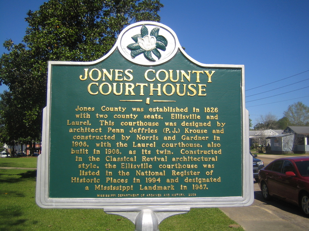 Historical Marker in Jones and Perry counties - MISSISSIPPI HISTORICAL MARKERS1066 x 800